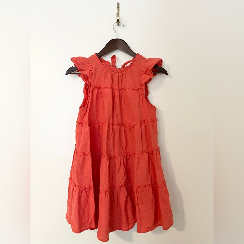 ALTAR’D STATE Mini Dress Ruffle Keyhole Back Tie Back | XS